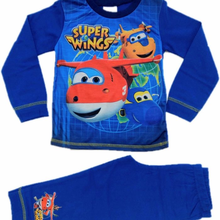 Boys Super Wings Pyjamas Long Sleeves