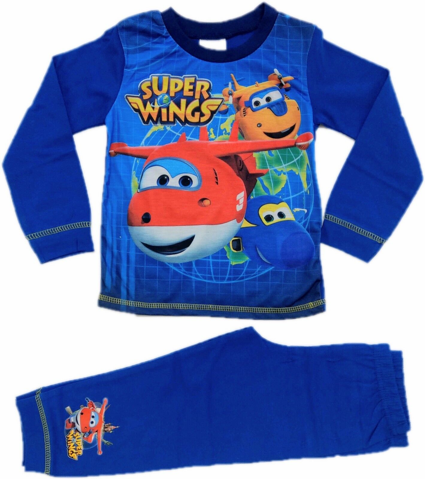 Boys Super Wings Pyjamas Long Sleeves